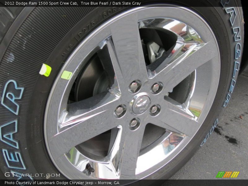 True Blue Pearl / Dark Slate Gray 2012 Dodge Ram 1500 Sport Crew Cab