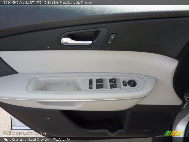 Quicksilver Metallic / Light Titanium 2010 GMC Acadia SLT AWD
