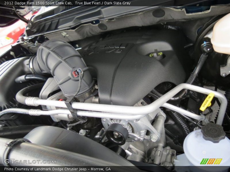 True Blue Pearl / Dark Slate Gray 2012 Dodge Ram 1500 Sport Crew Cab