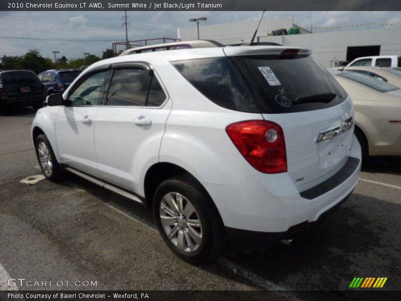 Summit White / Jet Black/Light Titanium 2010 Chevrolet Equinox LT AWD