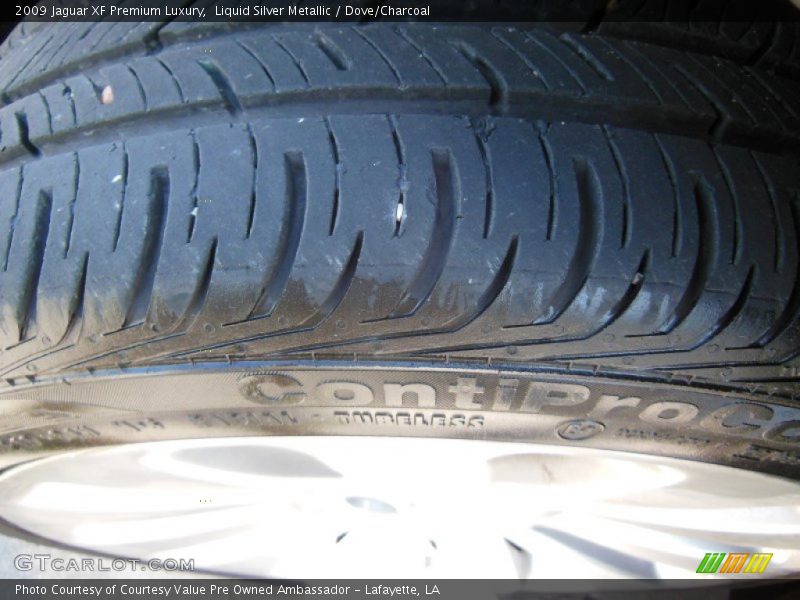 Liquid Silver Metallic / Dove/Charcoal 2009 Jaguar XF Premium Luxury