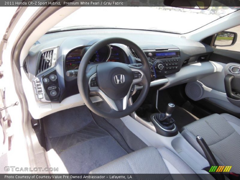 Gray Fabric Interior - 2011 CR-Z Sport Hybrid 