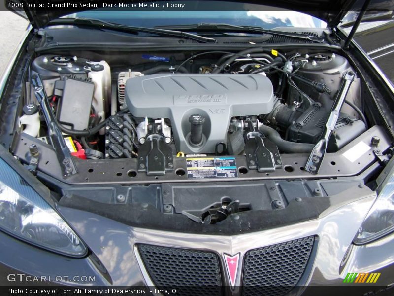 Dark Mocha Metallic / Ebony 2008 Pontiac Grand Prix Sedan