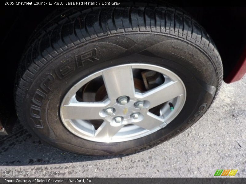 Salsa Red Metallic / Light Gray 2005 Chevrolet Equinox LS AWD