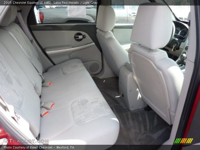 Salsa Red Metallic / Light Gray 2005 Chevrolet Equinox LS AWD