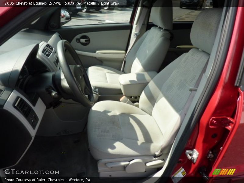 Salsa Red Metallic / Light Gray 2005 Chevrolet Equinox LS AWD