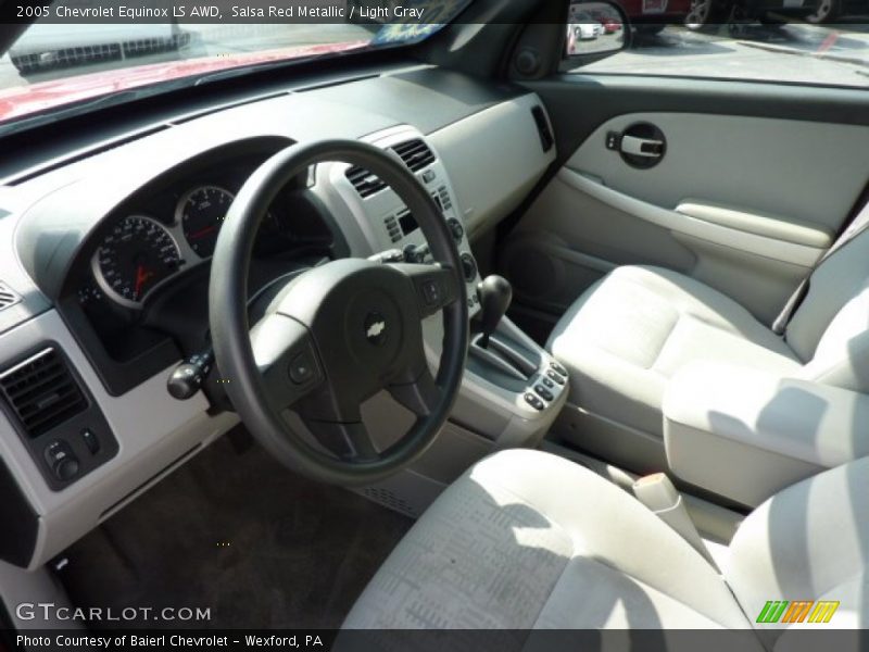 Salsa Red Metallic / Light Gray 2005 Chevrolet Equinox LS AWD