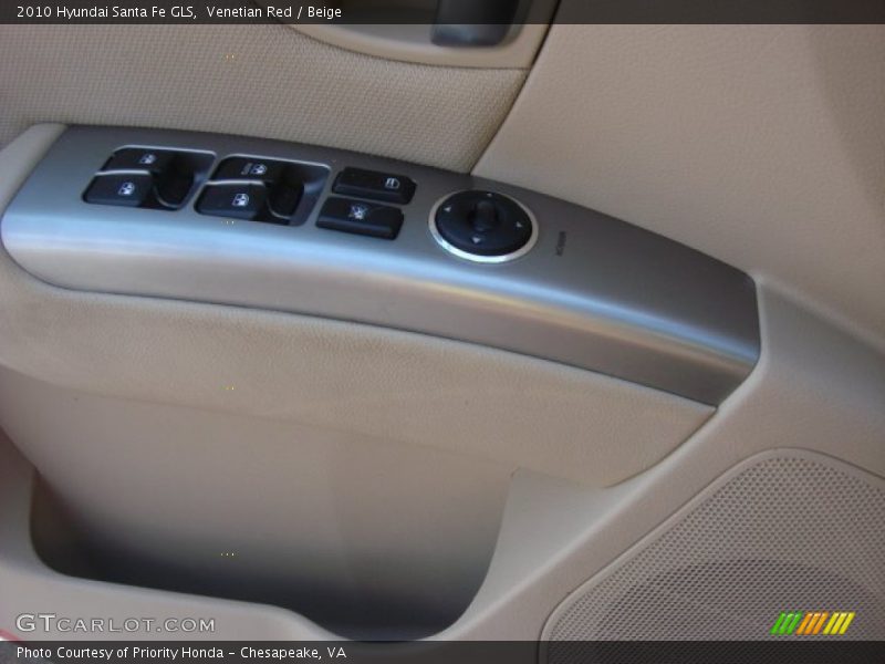 Venetian Red / Beige 2010 Hyundai Santa Fe GLS