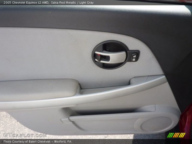 Salsa Red Metallic / Light Gray 2005 Chevrolet Equinox LS AWD