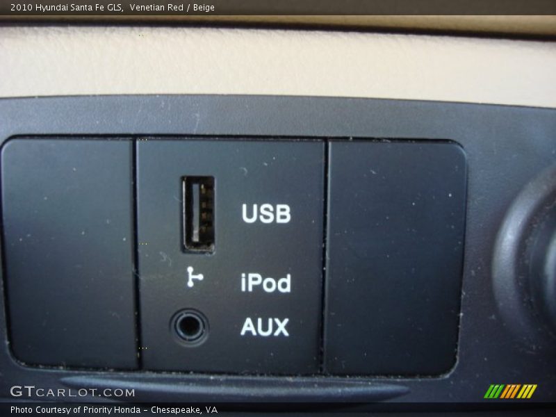 Venetian Red / Beige 2010 Hyundai Santa Fe GLS