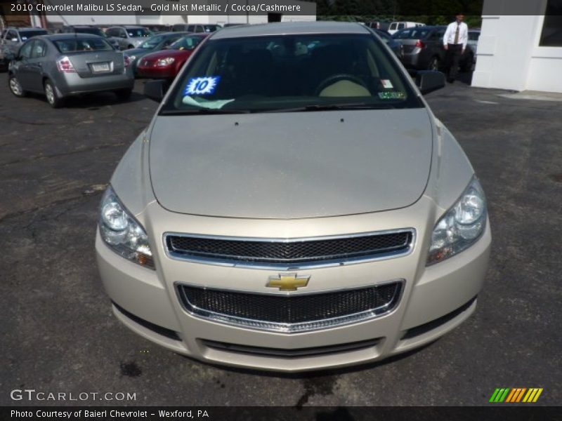 Gold Mist Metallic / Cocoa/Cashmere 2010 Chevrolet Malibu LS Sedan