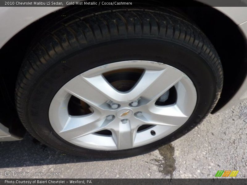 Gold Mist Metallic / Cocoa/Cashmere 2010 Chevrolet Malibu LS Sedan