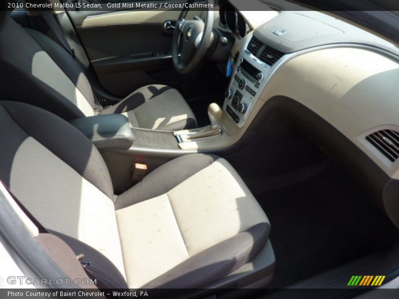Gold Mist Metallic / Cocoa/Cashmere 2010 Chevrolet Malibu LS Sedan