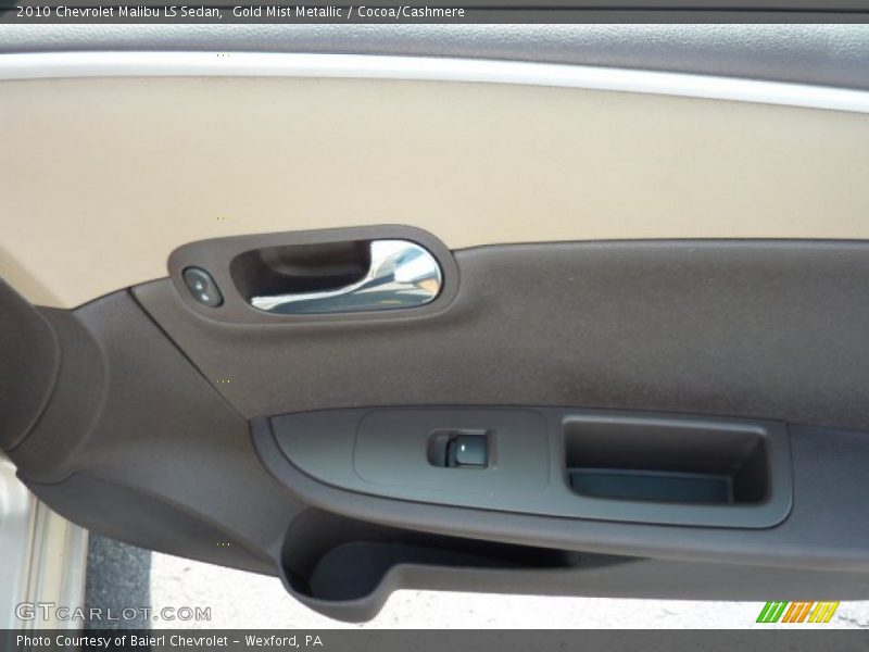 Gold Mist Metallic / Cocoa/Cashmere 2010 Chevrolet Malibu LS Sedan