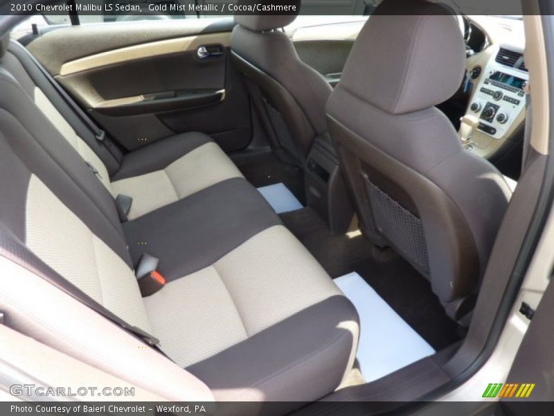 Gold Mist Metallic / Cocoa/Cashmere 2010 Chevrolet Malibu LS Sedan