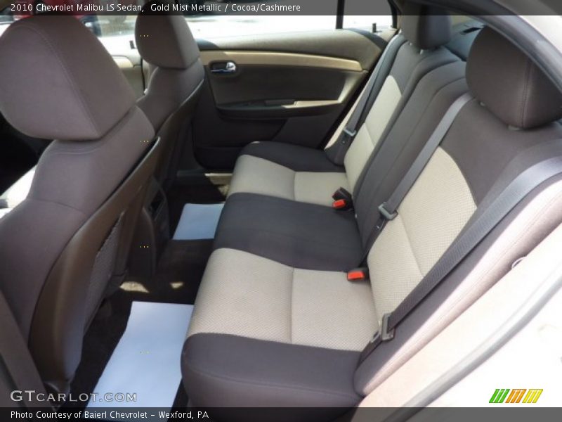 Gold Mist Metallic / Cocoa/Cashmere 2010 Chevrolet Malibu LS Sedan