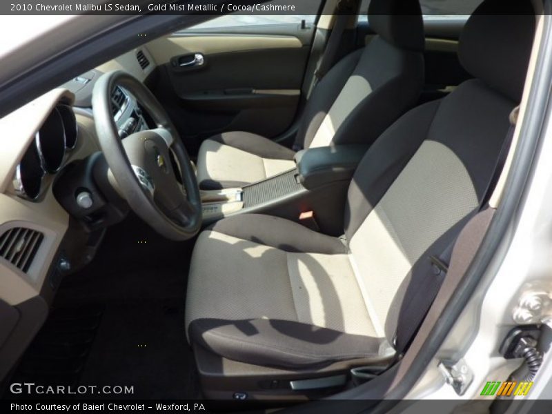 Gold Mist Metallic / Cocoa/Cashmere 2010 Chevrolet Malibu LS Sedan