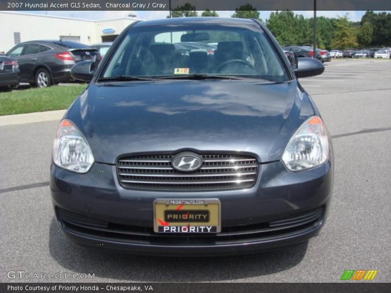 Charcoal Gray / Gray 2007 Hyundai Accent GLS Sedan