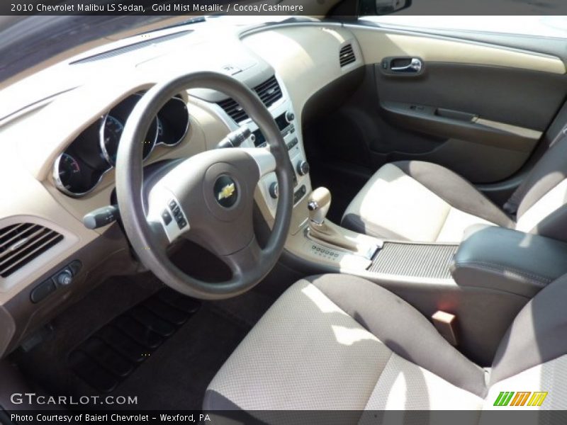 Gold Mist Metallic / Cocoa/Cashmere 2010 Chevrolet Malibu LS Sedan