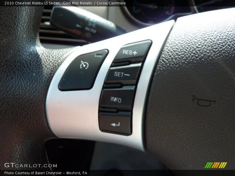 Gold Mist Metallic / Cocoa/Cashmere 2010 Chevrolet Malibu LS Sedan