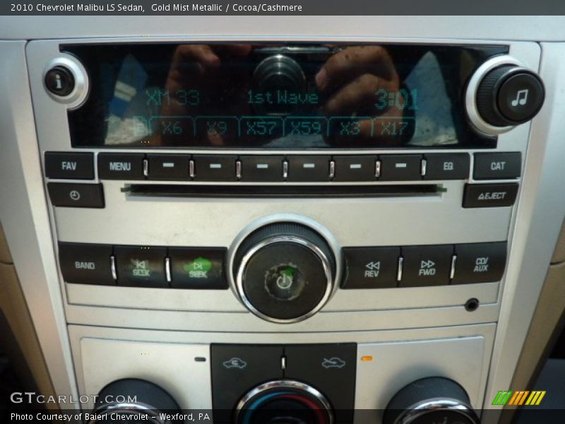 Gold Mist Metallic / Cocoa/Cashmere 2010 Chevrolet Malibu LS Sedan