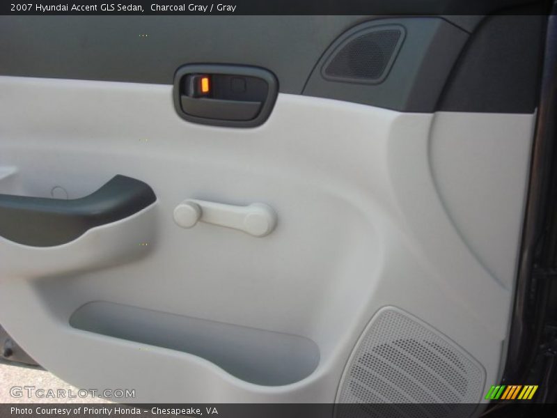 Charcoal Gray / Gray 2007 Hyundai Accent GLS Sedan