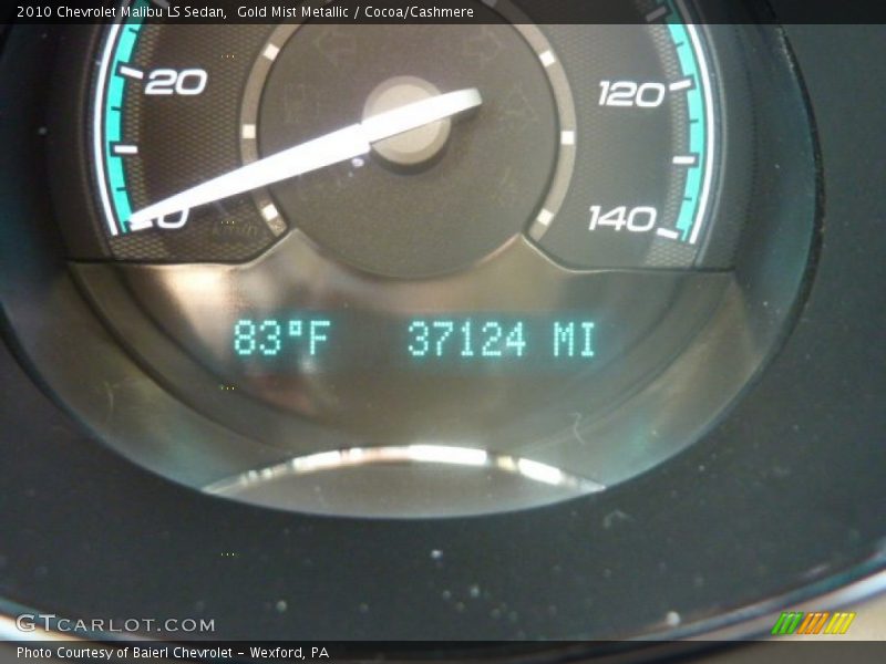 Gold Mist Metallic / Cocoa/Cashmere 2010 Chevrolet Malibu LS Sedan