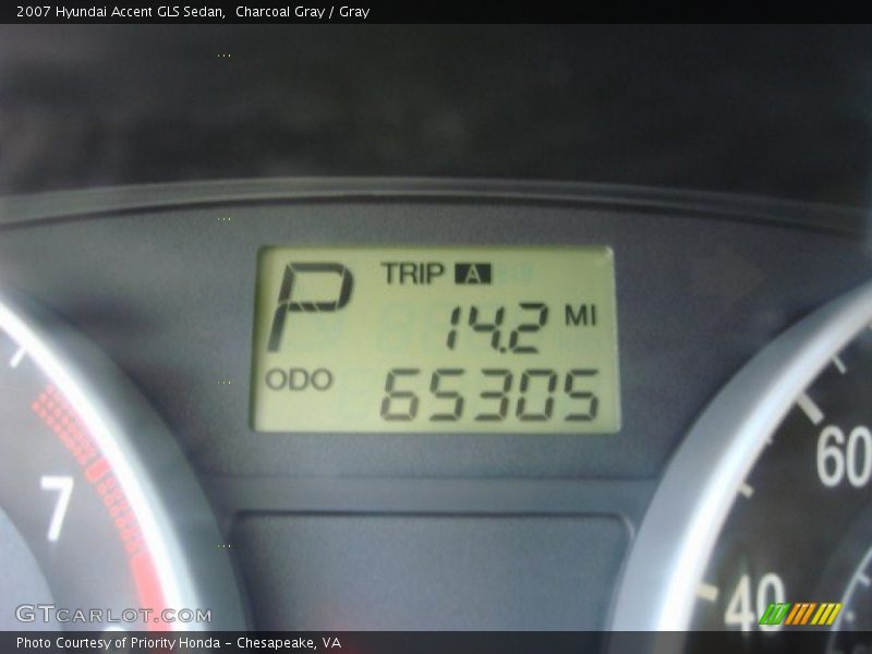Charcoal Gray / Gray 2007 Hyundai Accent GLS Sedan