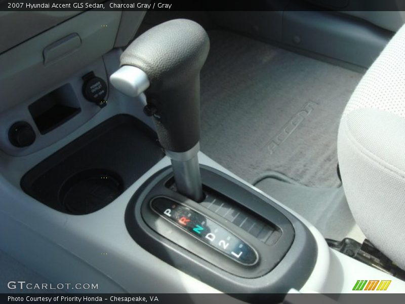 Charcoal Gray / Gray 2007 Hyundai Accent GLS Sedan