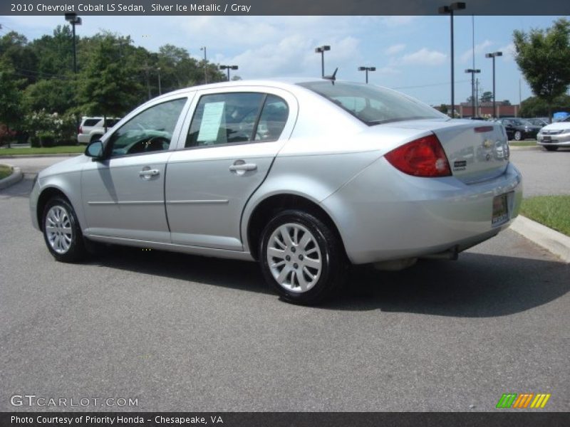 Silver Ice Metallic / Gray 2010 Chevrolet Cobalt LS Sedan