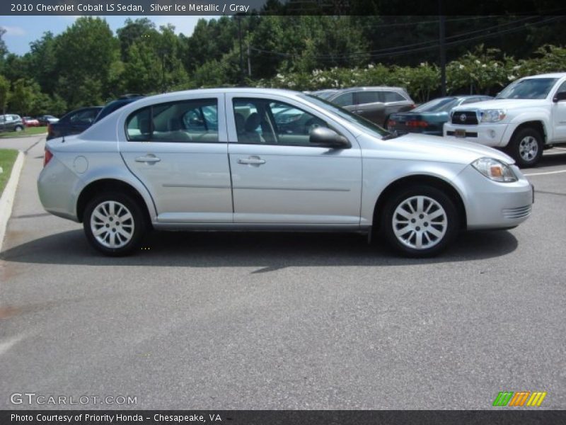 Silver Ice Metallic / Gray 2010 Chevrolet Cobalt LS Sedan