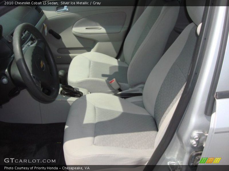 Silver Ice Metallic / Gray 2010 Chevrolet Cobalt LS Sedan