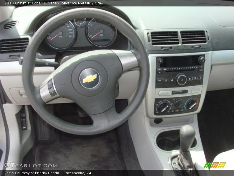 Silver Ice Metallic / Gray 2010 Chevrolet Cobalt LS Sedan