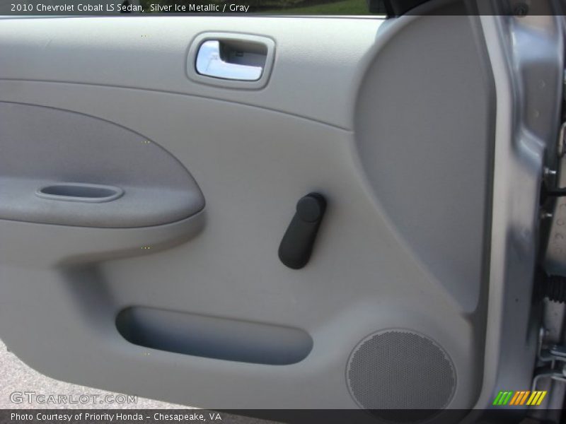 Silver Ice Metallic / Gray 2010 Chevrolet Cobalt LS Sedan