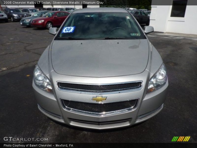 Silverstone Metallic / Titanium Gray 2008 Chevrolet Malibu LT Sedan