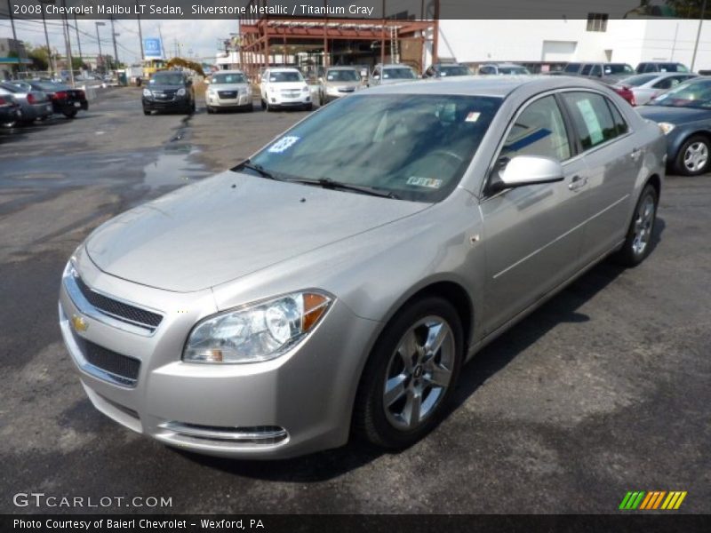 Silverstone Metallic / Titanium Gray 2008 Chevrolet Malibu LT Sedan