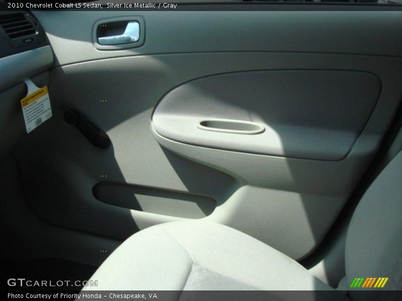 Silver Ice Metallic / Gray 2010 Chevrolet Cobalt LS Sedan