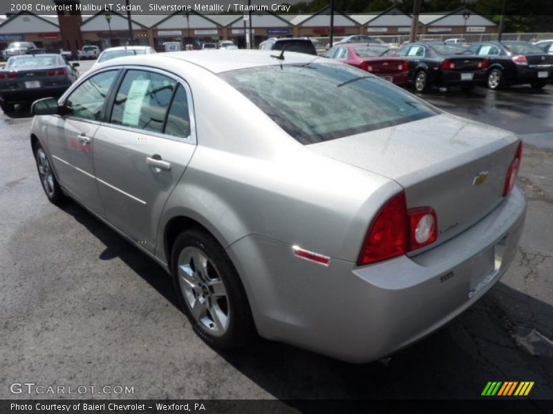 Silverstone Metallic / Titanium Gray 2008 Chevrolet Malibu LT Sedan