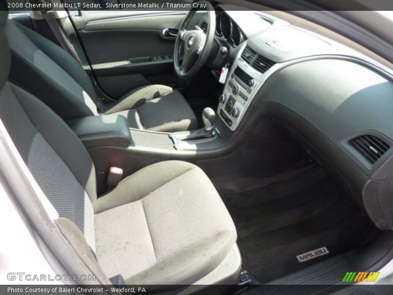 Silverstone Metallic / Titanium Gray 2008 Chevrolet Malibu LT Sedan