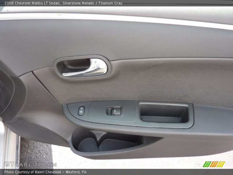 Silverstone Metallic / Titanium Gray 2008 Chevrolet Malibu LT Sedan