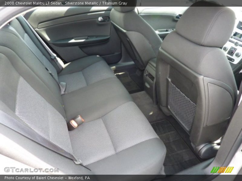 Silverstone Metallic / Titanium Gray 2008 Chevrolet Malibu LT Sedan