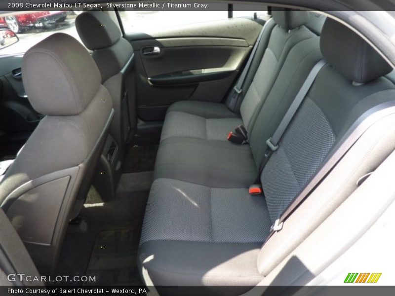 Silverstone Metallic / Titanium Gray 2008 Chevrolet Malibu LT Sedan