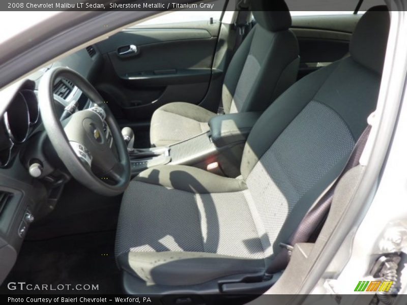 Silverstone Metallic / Titanium Gray 2008 Chevrolet Malibu LT Sedan
