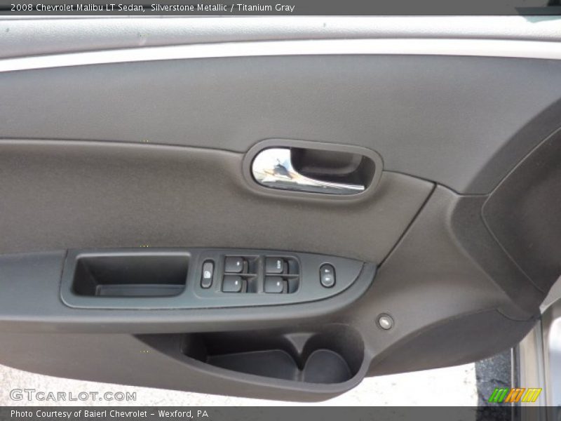 Silverstone Metallic / Titanium Gray 2008 Chevrolet Malibu LT Sedan