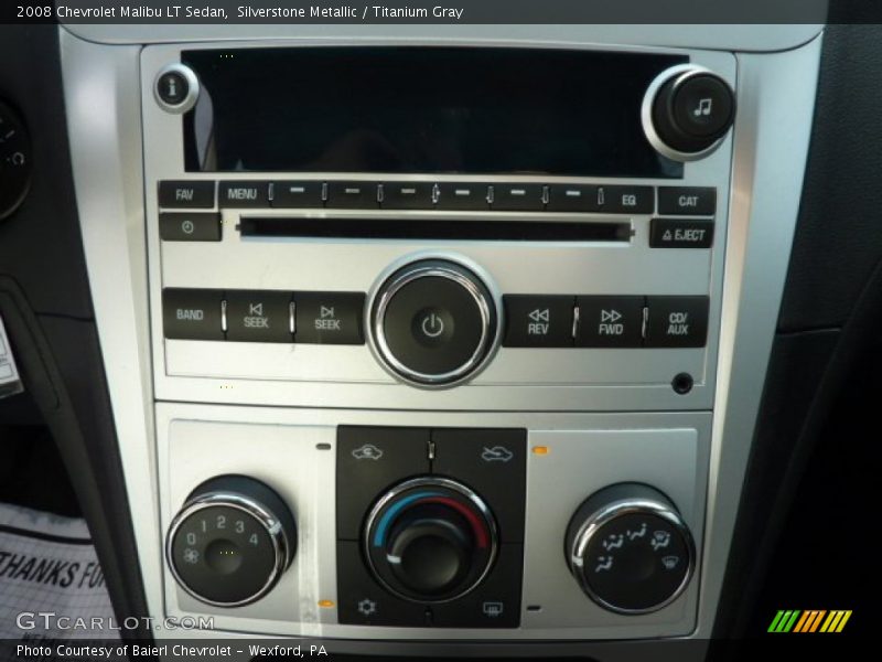 Silverstone Metallic / Titanium Gray 2008 Chevrolet Malibu LT Sedan