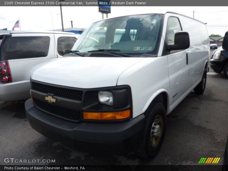 Summit White / Medium Dark Pewter 2005 Chevrolet Express 2500 Commercial Van