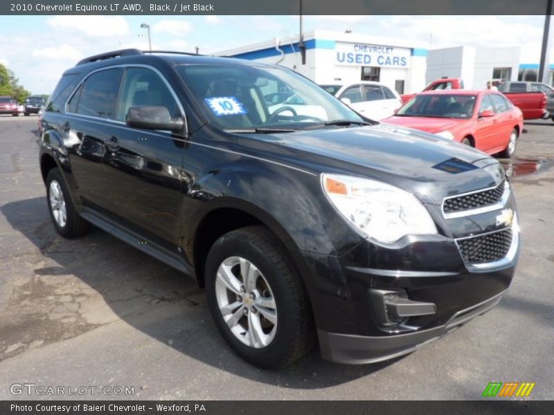 Black / Jet Black 2010 Chevrolet Equinox LT AWD
