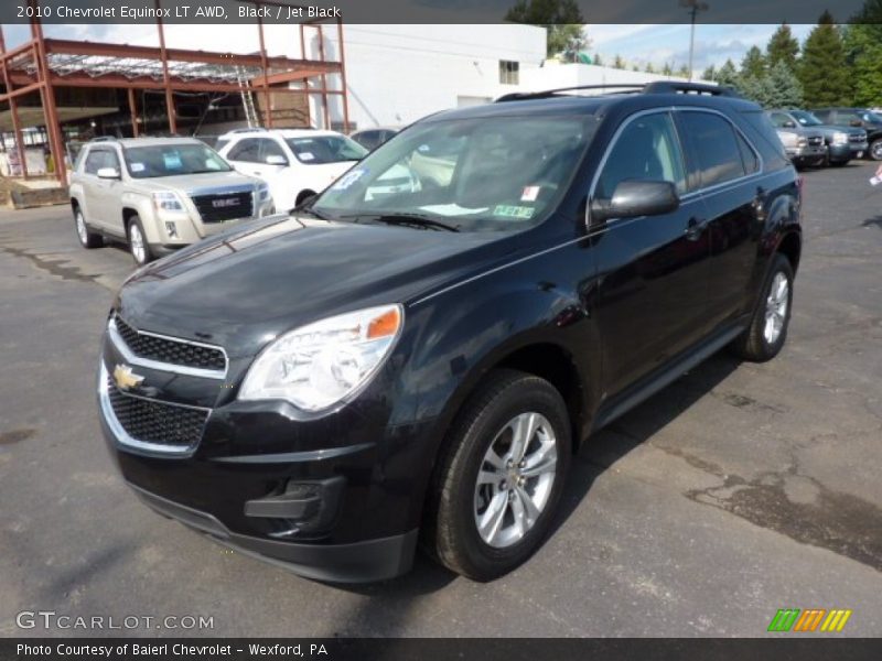 Black / Jet Black 2010 Chevrolet Equinox LT AWD