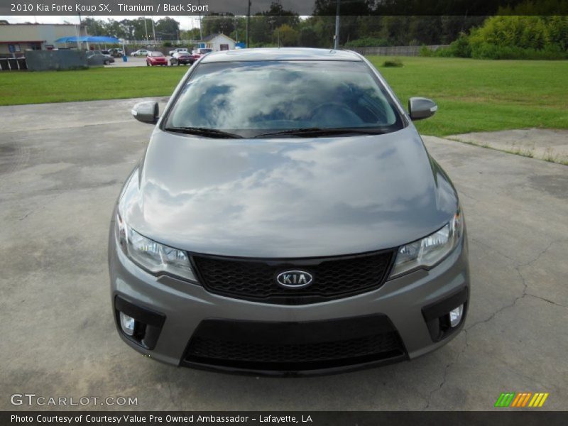Titanium / Black Sport 2010 Kia Forte Koup SX