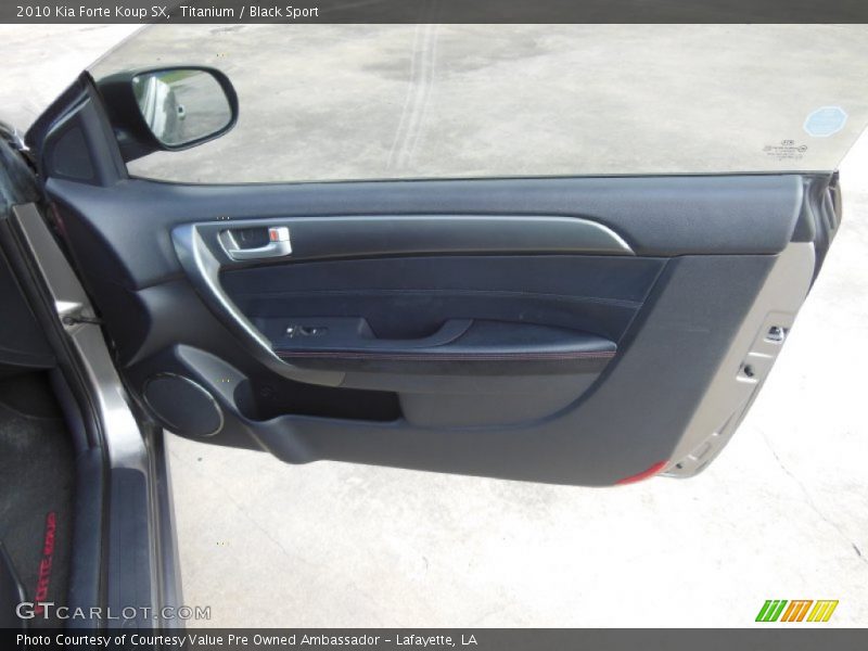 Titanium / Black Sport 2010 Kia Forte Koup SX